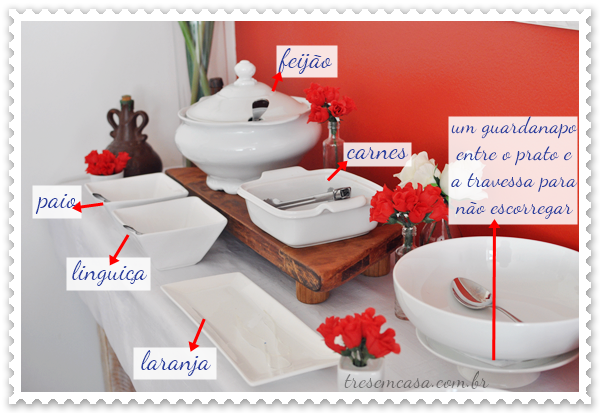 como decorar feijoada