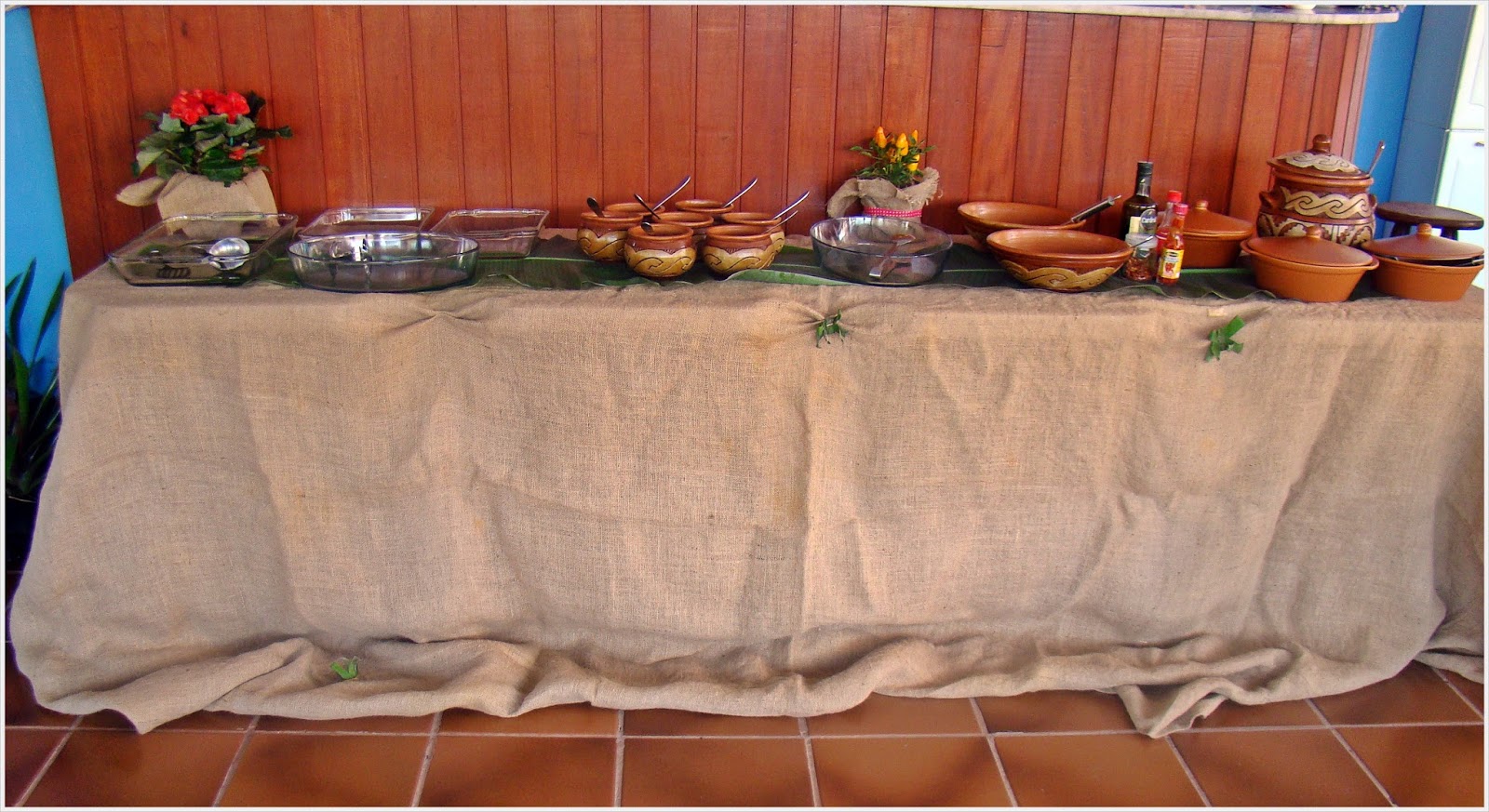 decoração feijoada intimista