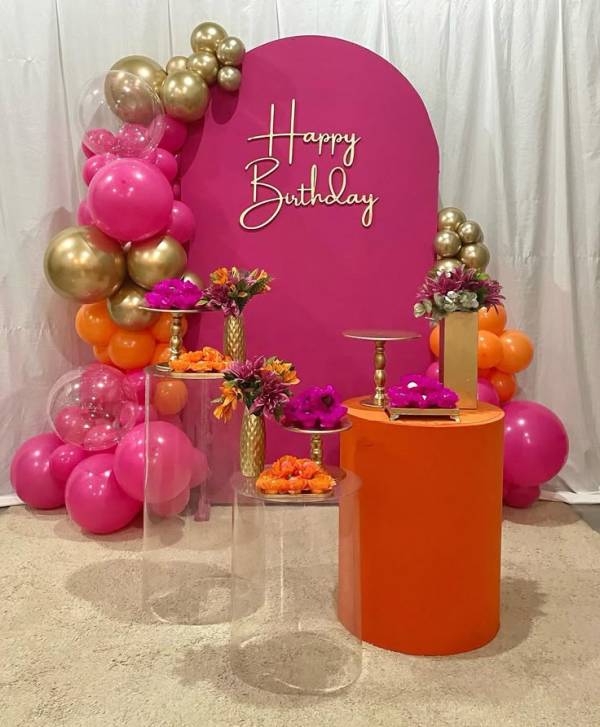 decoração para aniversário de mulher