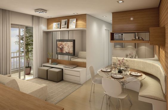 como decorar apartamento pequeno