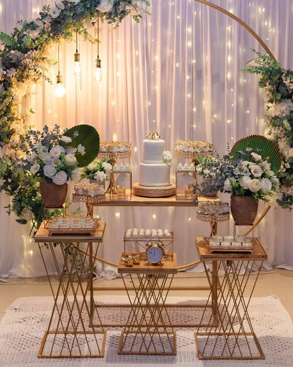 decoração casamento moderno