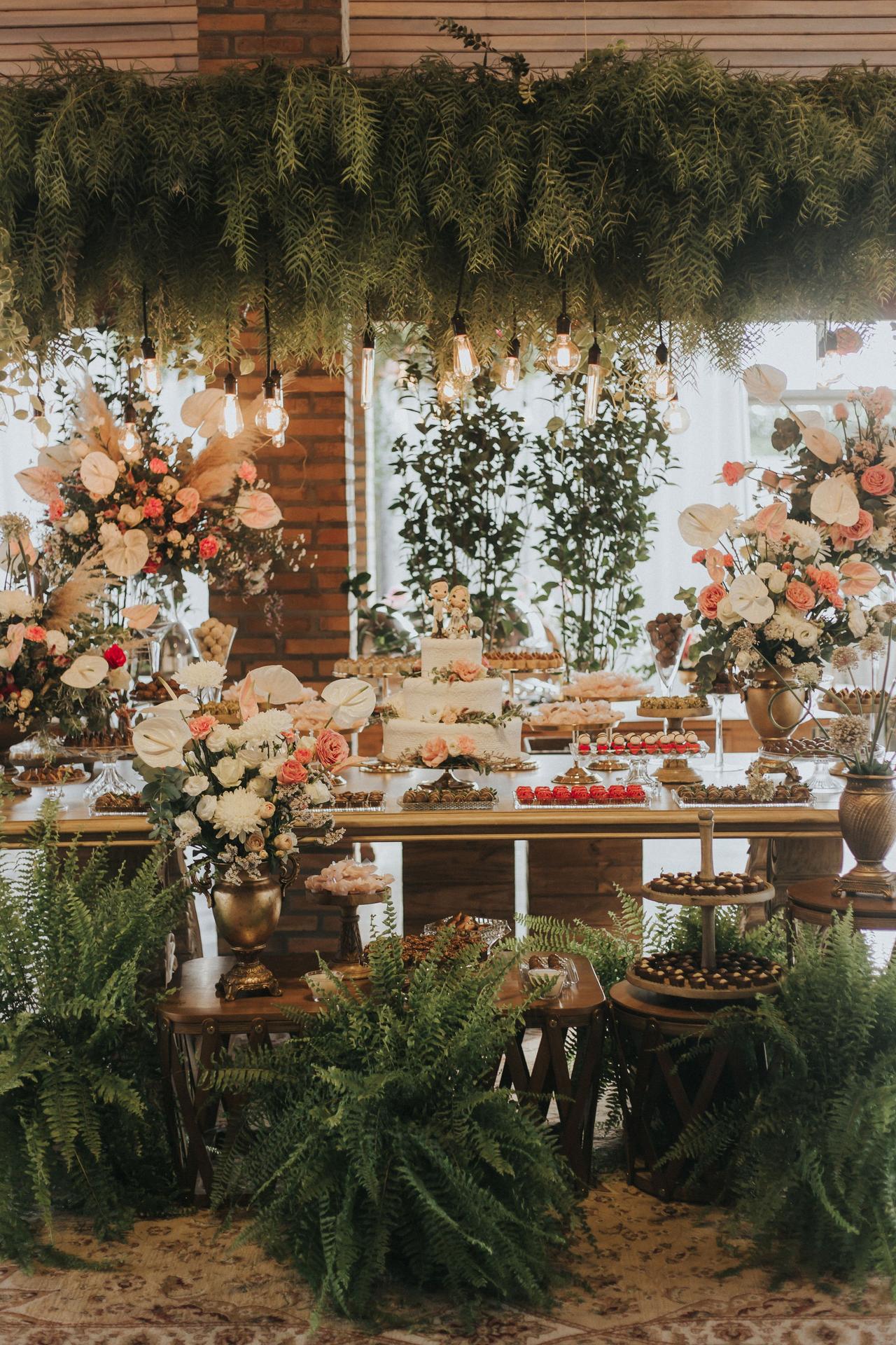decoração de festa de casamento simples