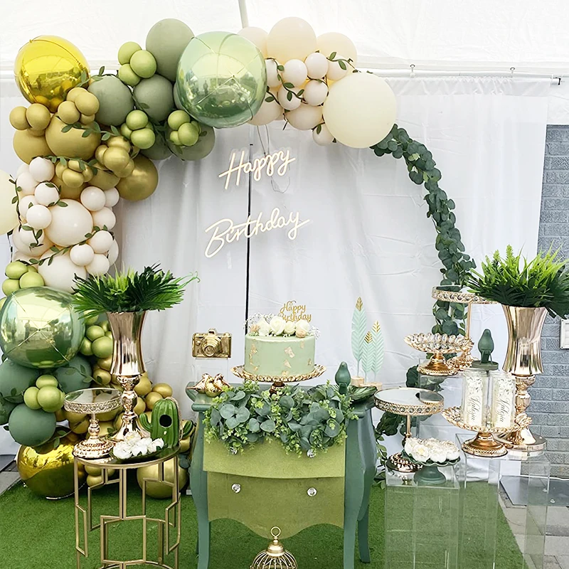 como fazer arranjo de mesa casamento verde oliva