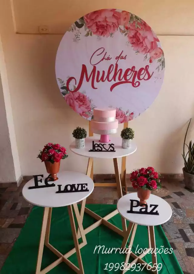 decoração chá de mulheres barato