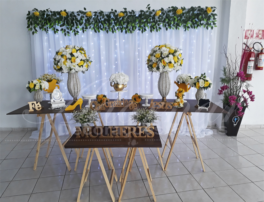 decoração chá de mulheres barato
