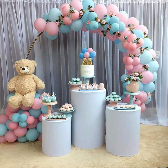 decoração chá revelação ursinho