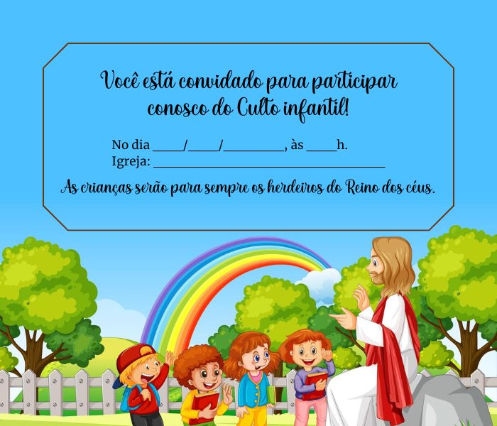 decoração para culto infantil