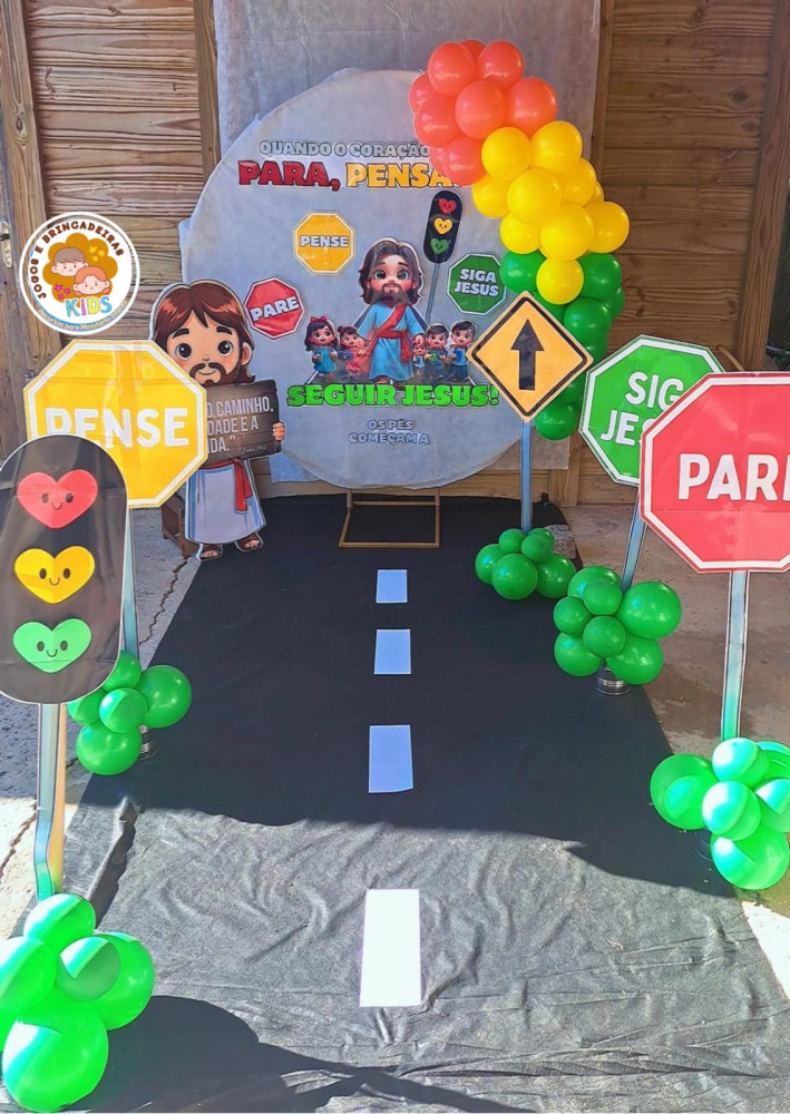 decoração para culto infantil