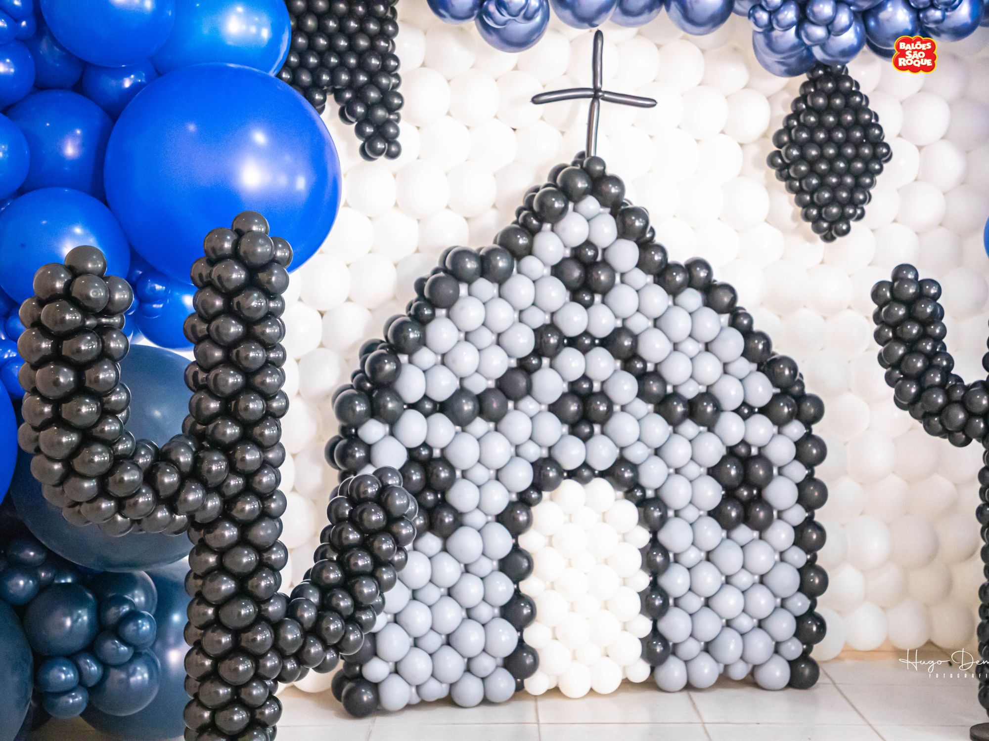 decoração de ano novo para igreja evangélica com balões