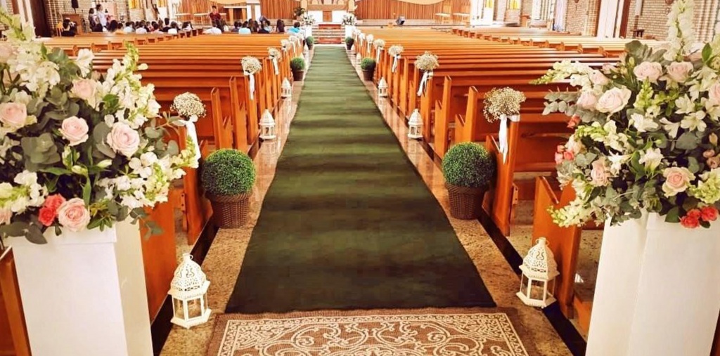 flores para igreja simples
