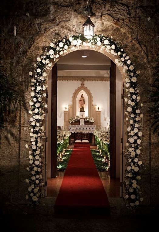 decoração igreja católica simples