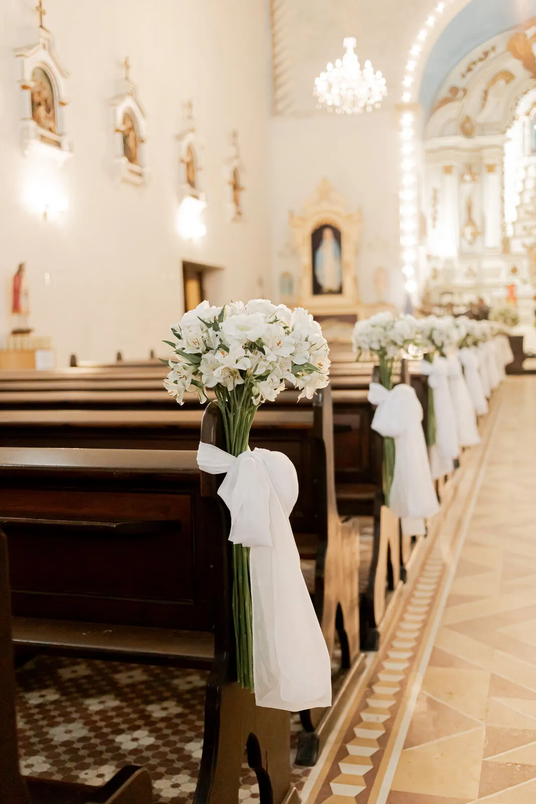 flores para igreja simples