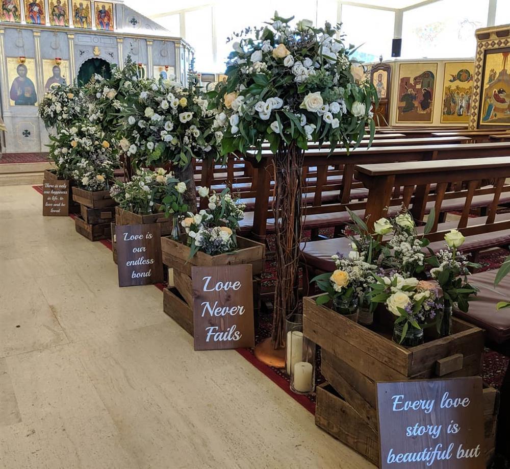 diy decoração igreja