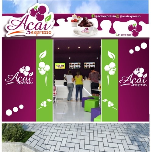 decoração tropical açaí