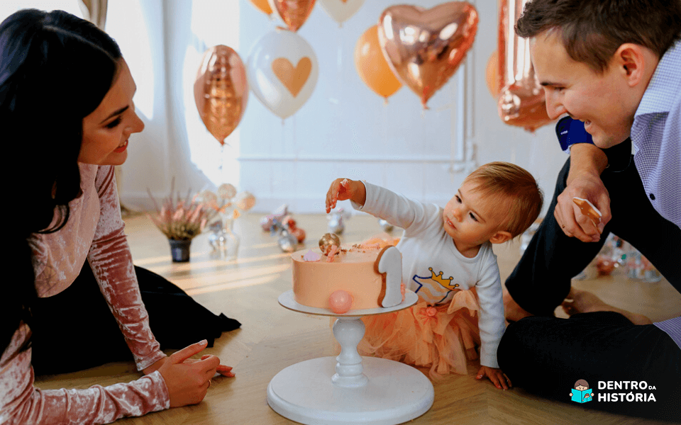 decoração mesversário tema dinossauro passo a passo