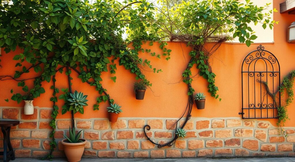 ideias criativas para decorar muro externo