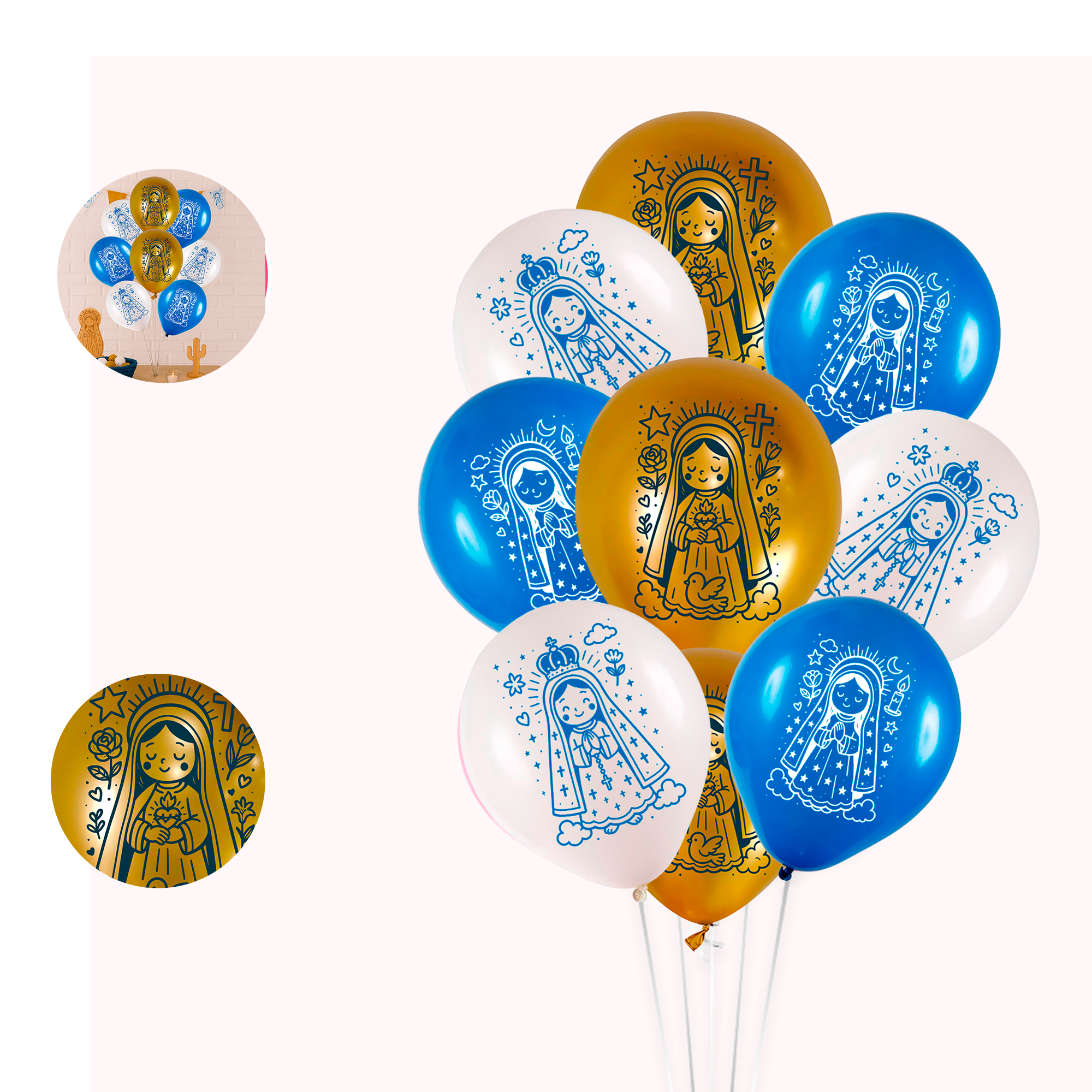 decoração varanda nossa senhora aparecida