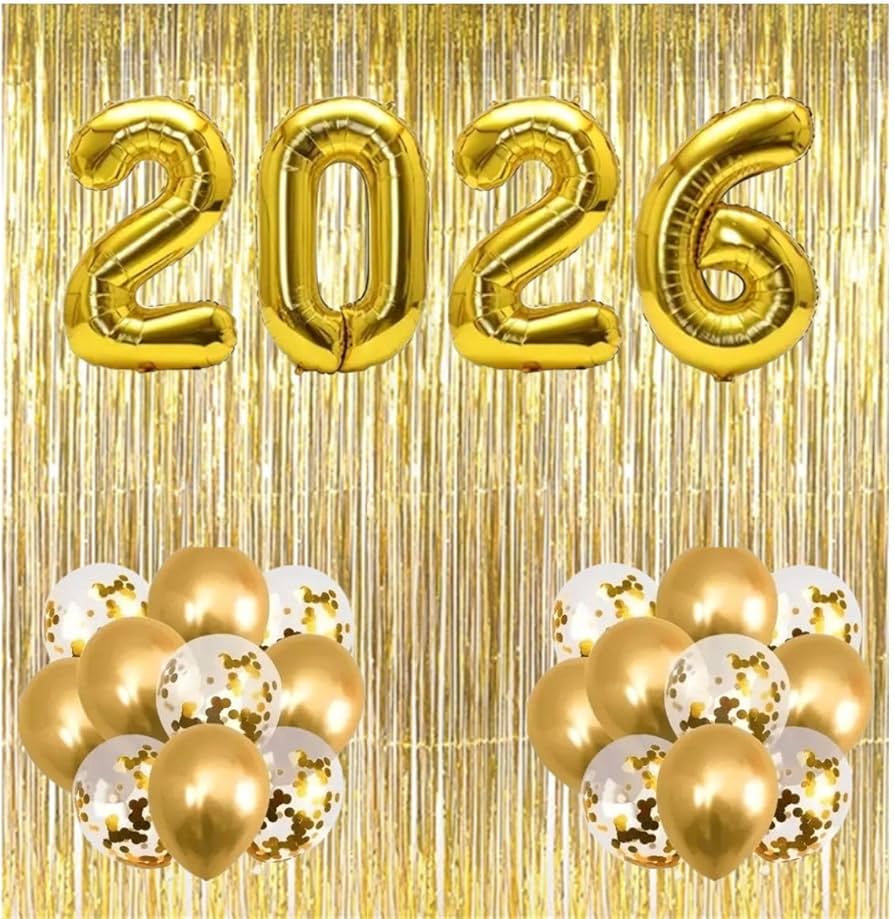 decoração para o ano novo 2026