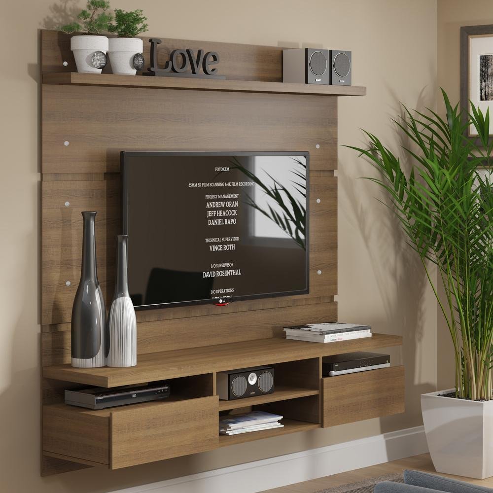 decoração painel tv sala
