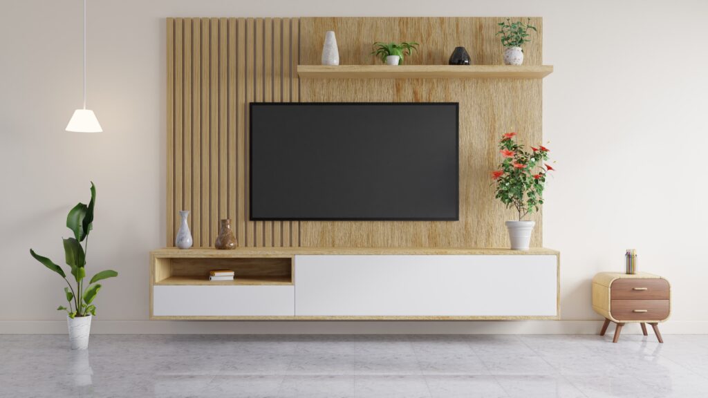 decoração com painel