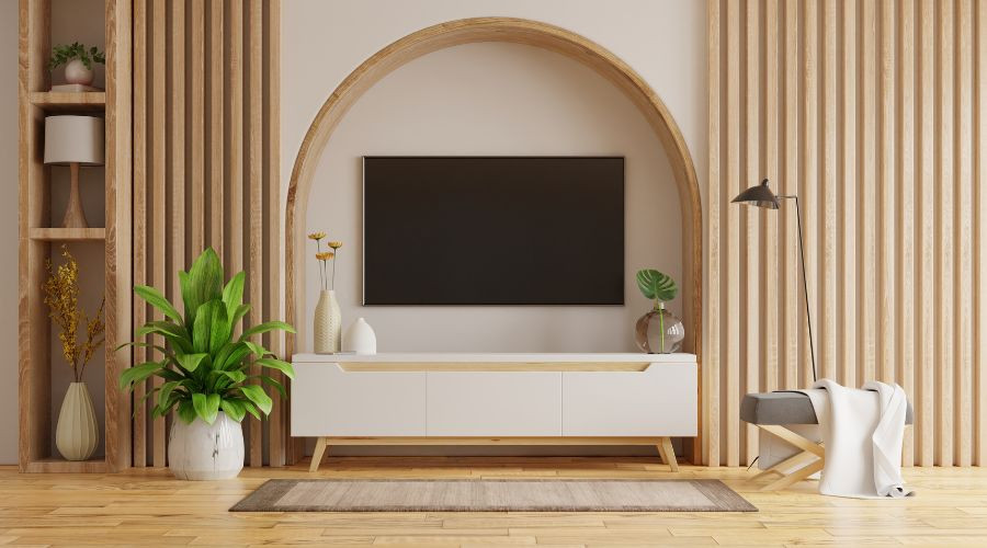 painel de tv com led