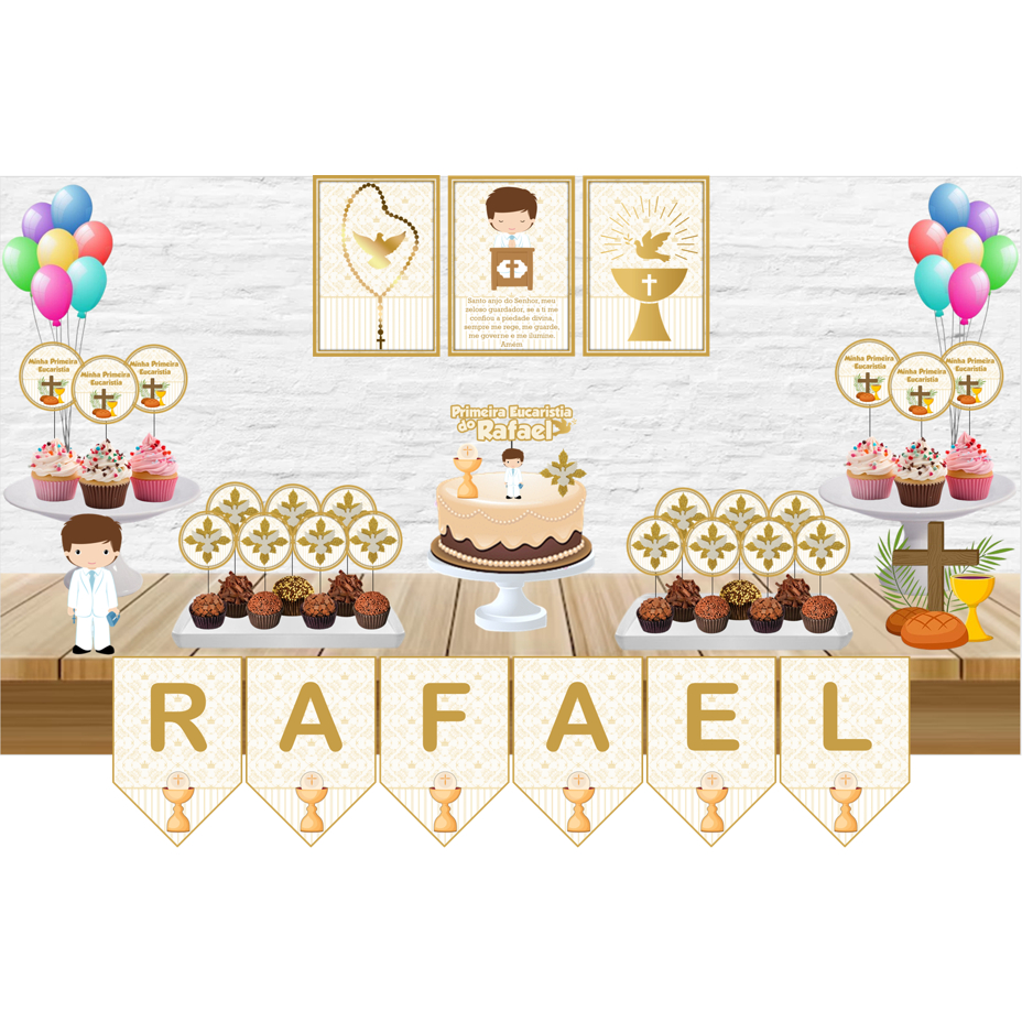 decoração primeira comunhão menina
