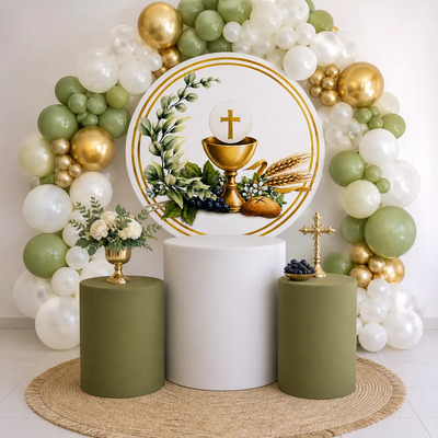 decoração mesa primeira comunhão