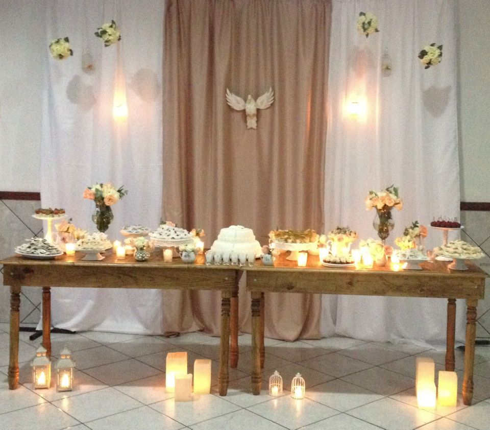 decoração simples primeira comunhão
