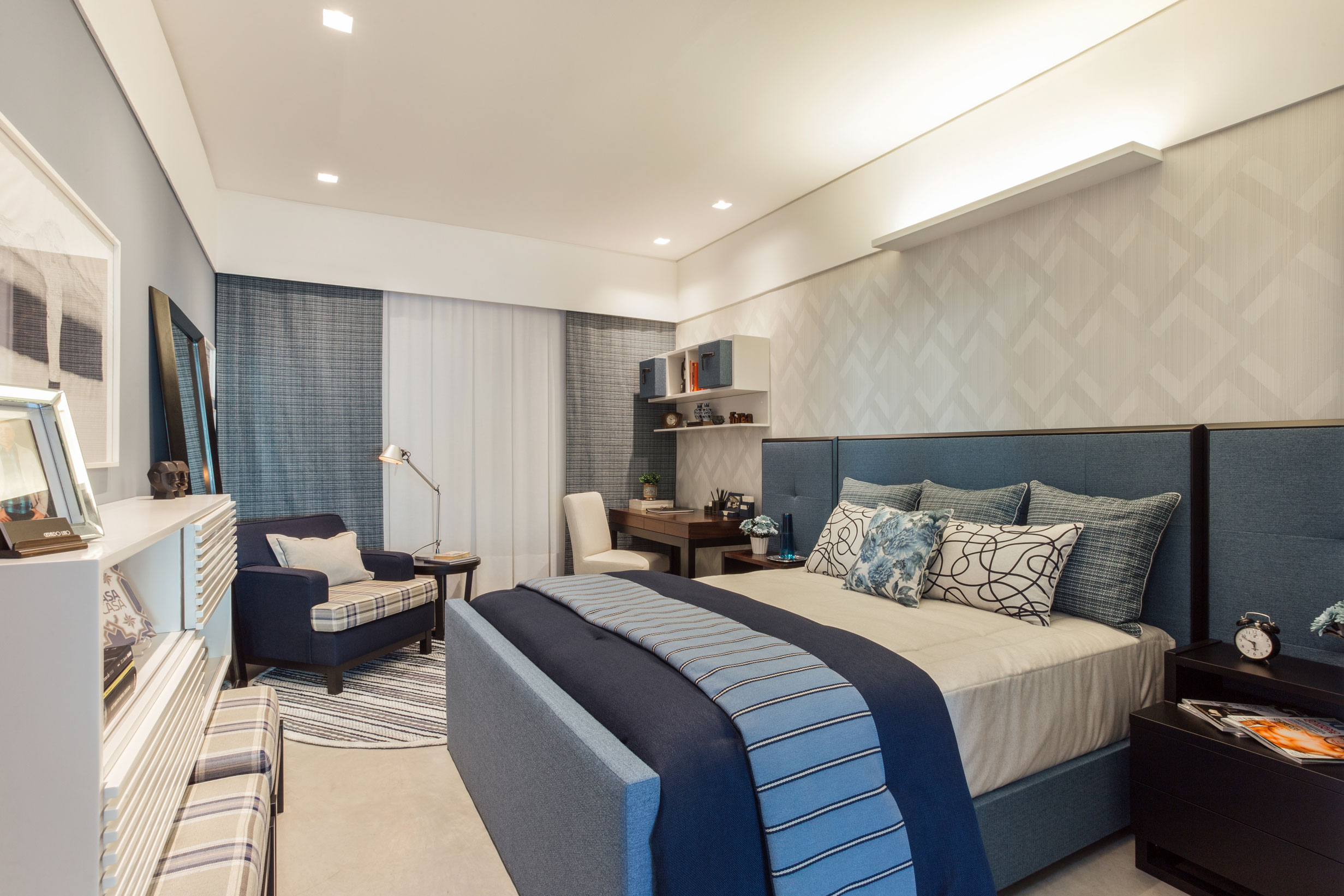 ideias de decoração para quarto de casal moderno e aconchegante