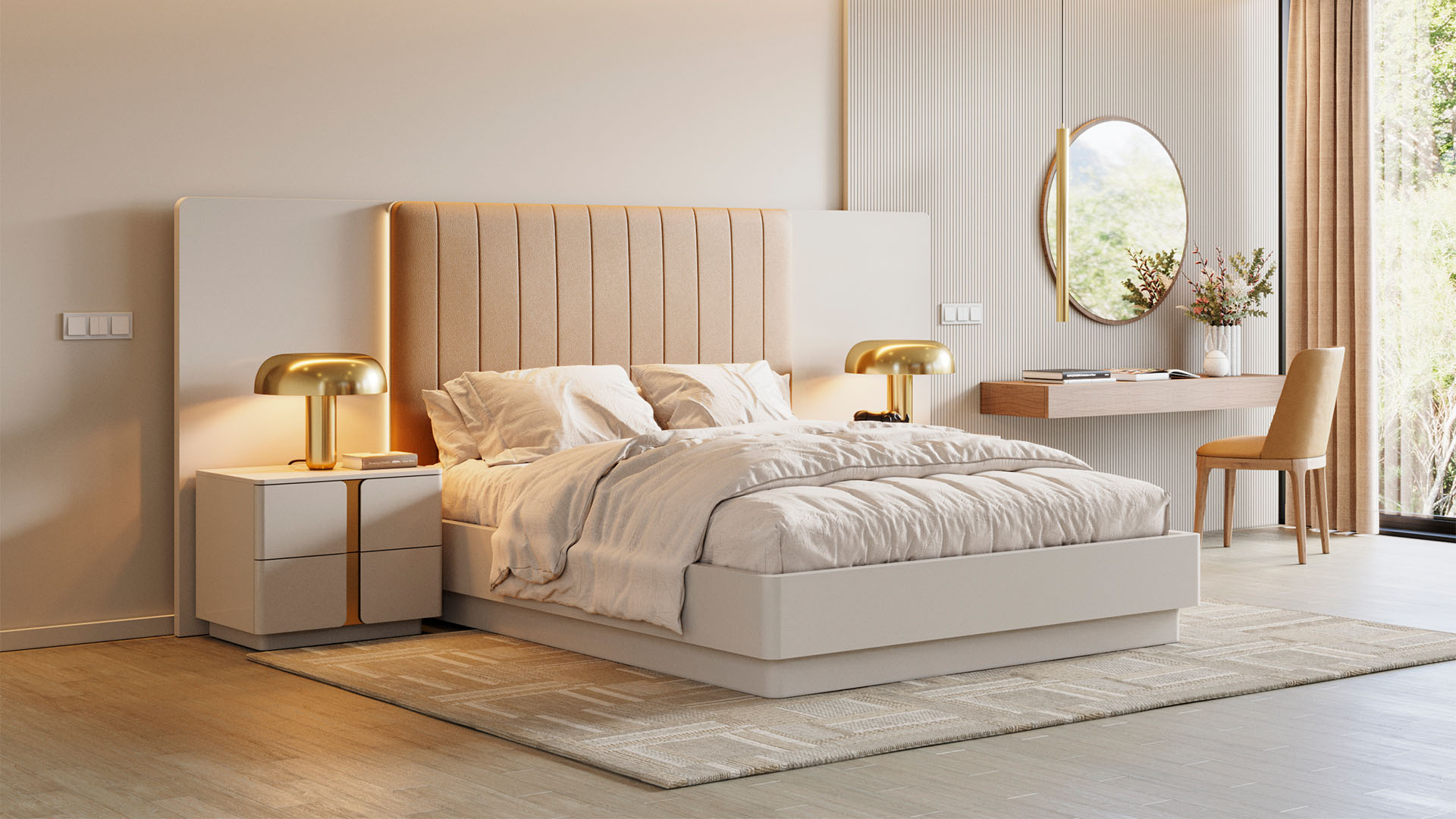 quarto casal com closet