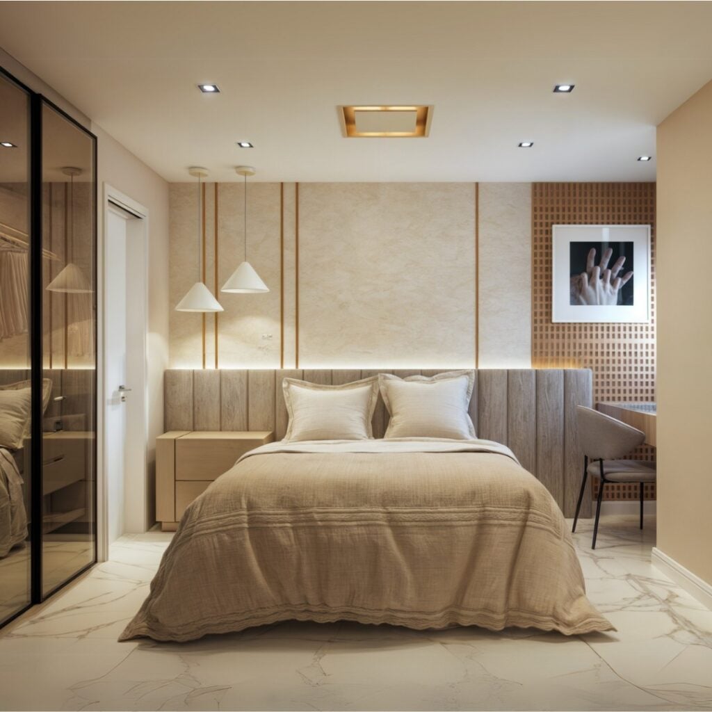 quarto casal com penteadeira