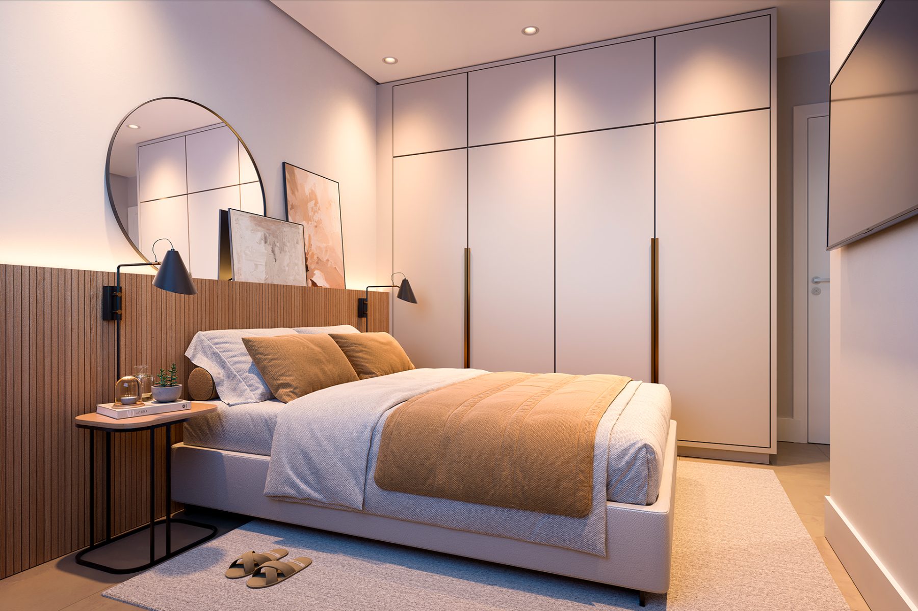 decoração quarto casal aconchegante