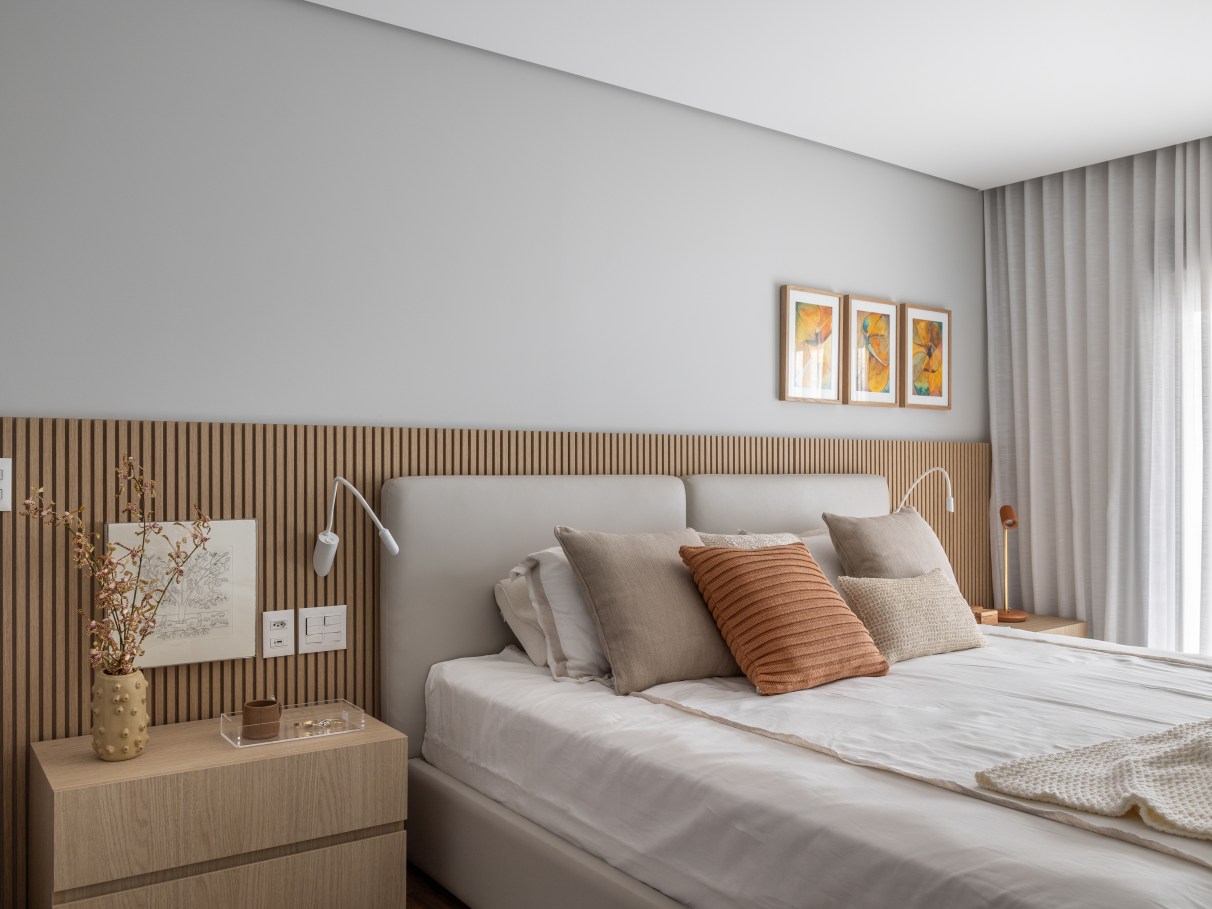decoração quarto casal clean