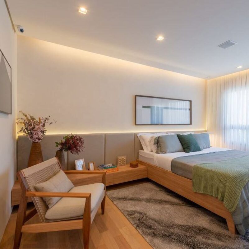 decoração quarto casal clean