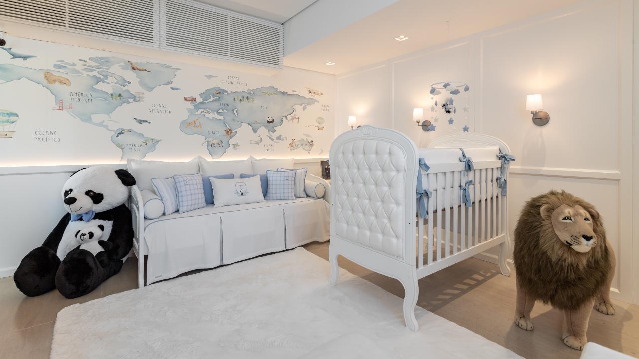 ideias de decoração quarto de bebê menino simples e barato