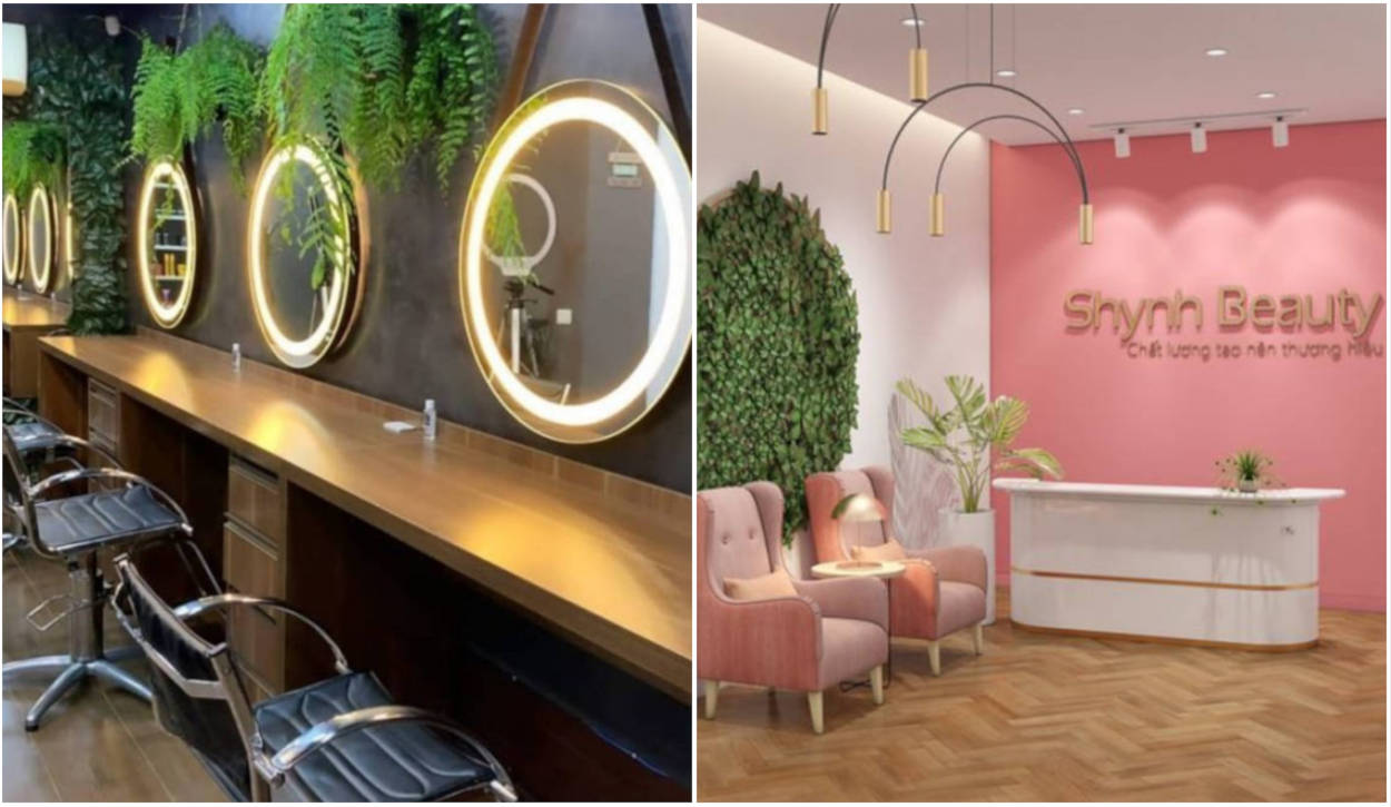 ideias de decoração para salão de beleza pequeno