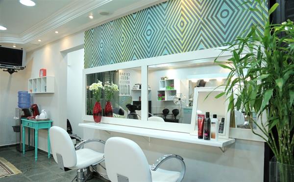 decoração salão de beleza moderno vs industrial