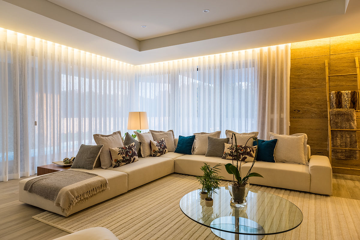 Ideias criativas para decorar a parede atrás do sofá