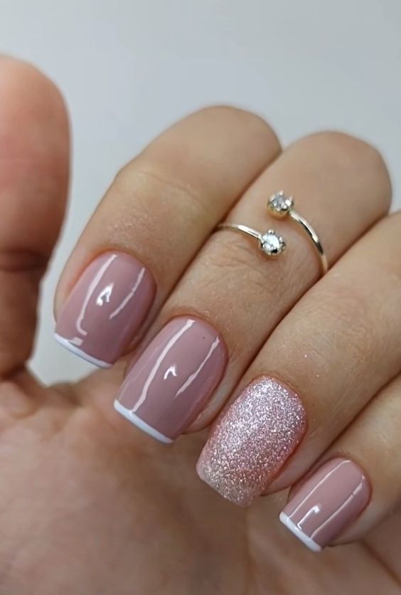 unha de gel decorada fosca