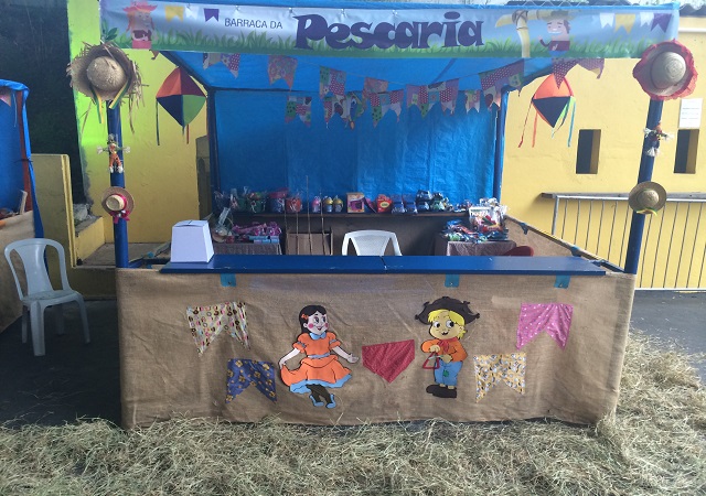 Materiais para pescaria junina DIY