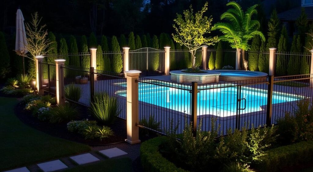 ideias jardim com piscina