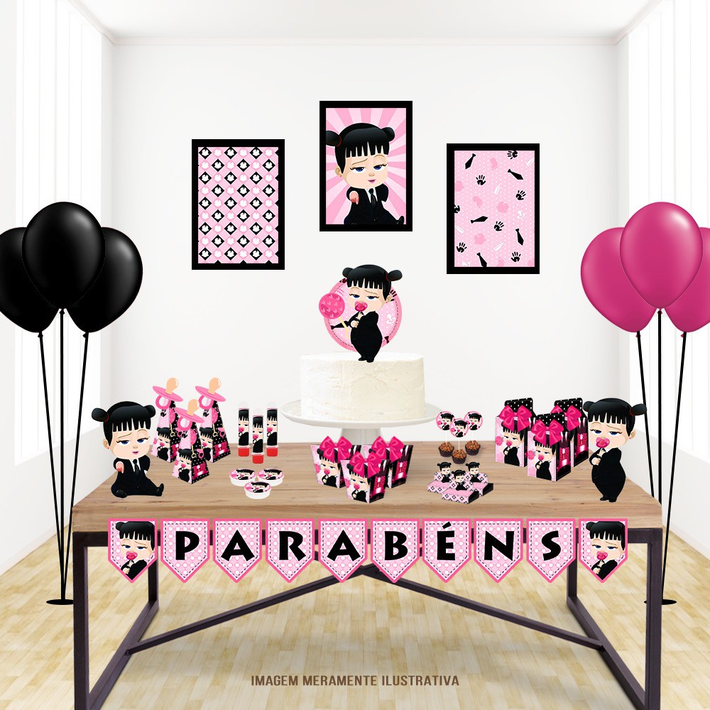 decoração poderosa chefinha mesversário
