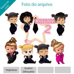 decoração poderosa chefinha mesversário
