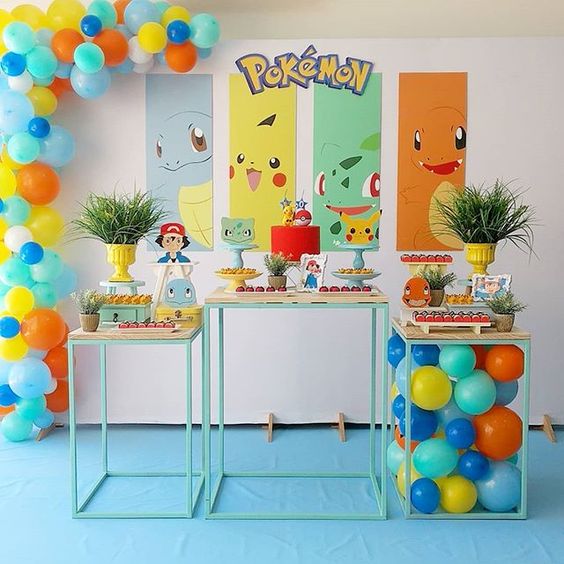 decoração pokémon para quarto de bebê