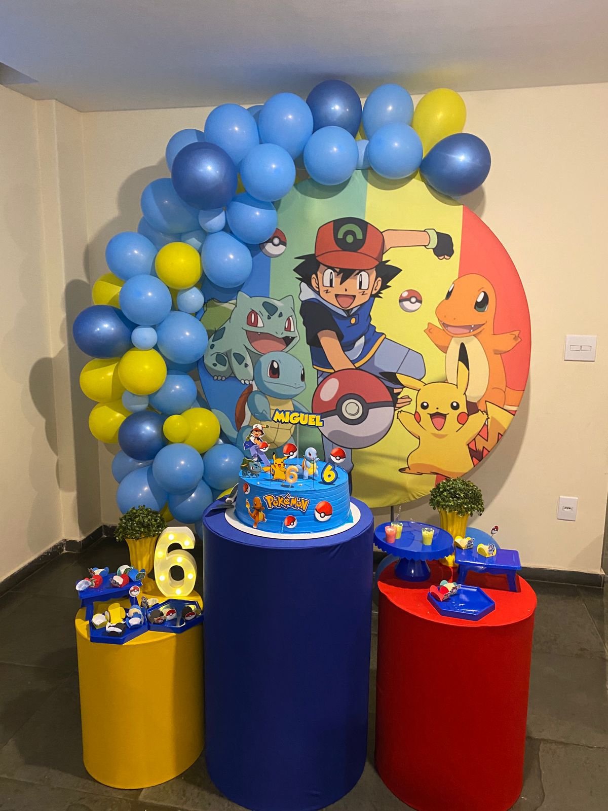decoração pokémon sala