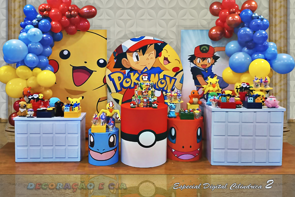 decoração pokémon escritório