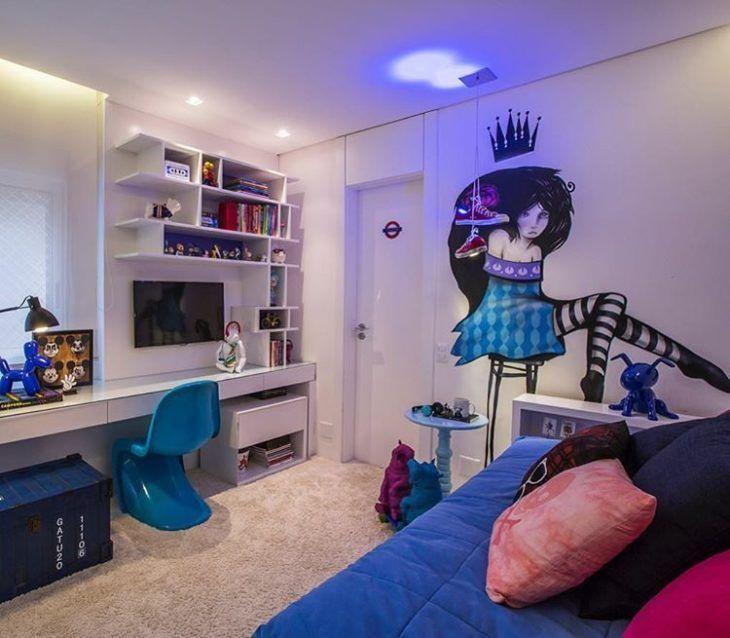 como fazer um mural de fotos para quarto de adolescente