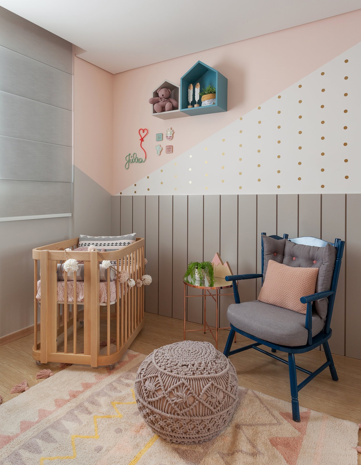 decoração quarto bebê menina funcional