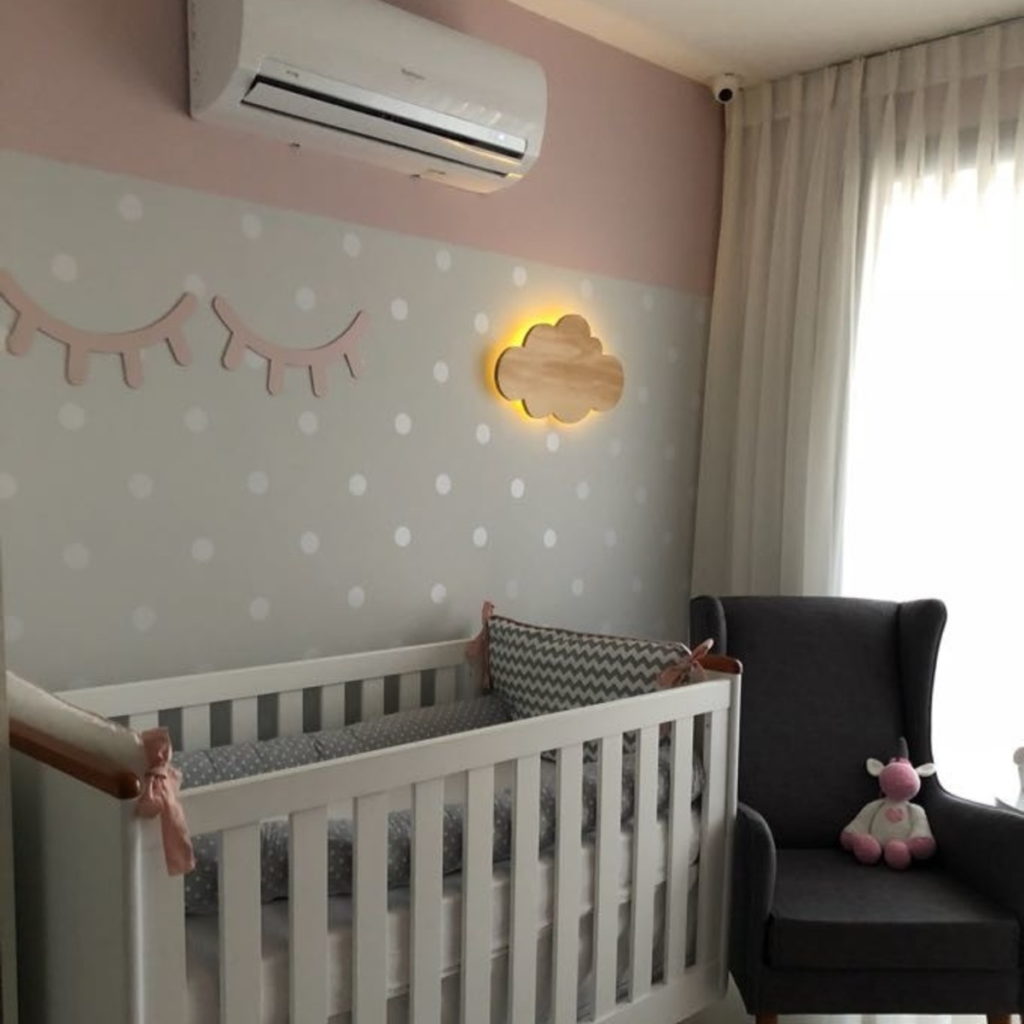 decoração quarto de bebe menina simples