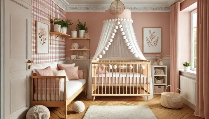 Ideias Criativas de Decoração de Parede para Quarto de Bebê Menina